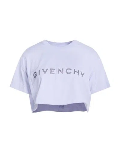 Givenchy Woman T-shirt Lilac Size L Cotton In Purple
