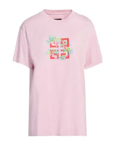 Givenchy Woman T-shirt Mauve Size Xl Cotton In Purple