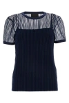 Givenchy Navy Slim Fit Polka Dots T-shirt In Multicolor