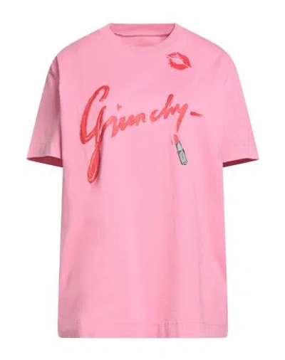 Givenchy Woman T-shirt Pink Size S Cotton