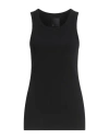 Givenchy Woman Tank Top Black Size M Cotton, Elastane