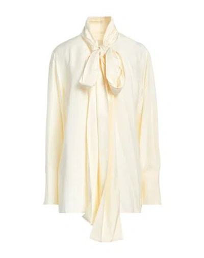 GIVENCHY GIVENCHY WOMAN TOP BEIGE SIZE 8 SILK