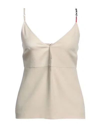Givenchy Woman Top Beige Size 8 Viscose, Acetate