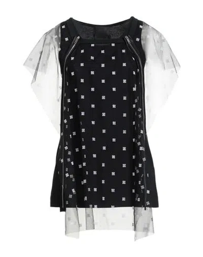 Givenchy Woman Top Black Size 6 Polyamide, Cotton, Polyester