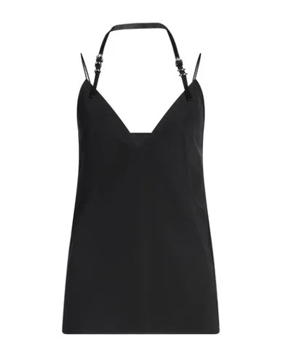 GIVENCHY GIVENCHY WOMAN TOP BLACK SIZE 4 POLYESTER, COTTON