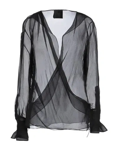 Givenchy Woman Top Black Size 6 Silk