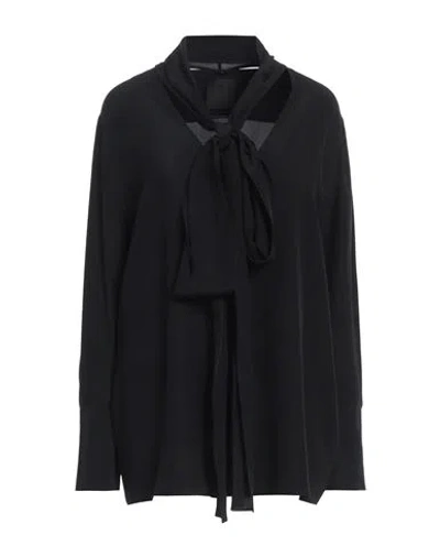 Givenchy Woman Top Black Size 6 Silk