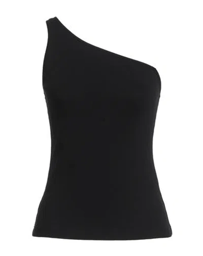 Givenchy Woman Top Black Size L Cotton, Elastane