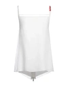 Givenchy Woman Top Ivory Size 4 Polyester, Viscose, Acetate, Lambskin In White