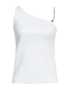 Givenchy Woman Top Ivory Size L Cotton, Elastane In White