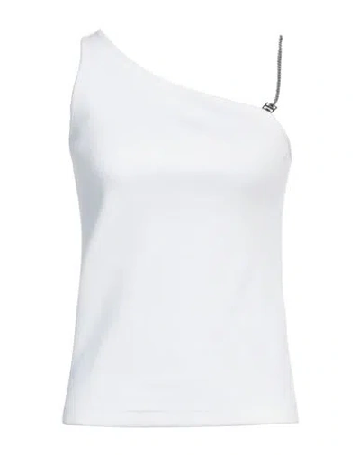 Givenchy Woman Top Ivory Size L Cotton, Elastane In White