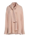 Givenchy Woman Top Light Brown Size 8 Silk In Beige