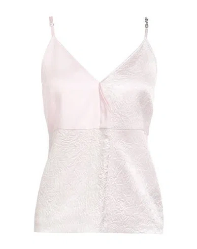 Givenchy Woman Top Light Pink Size 6 Acetate, Viscose