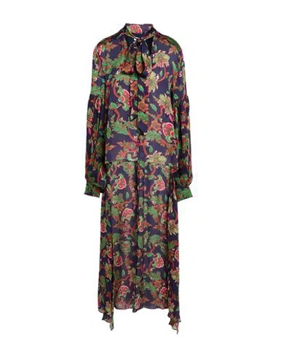 Givenchy Woman Top Navy Size 6 Silk