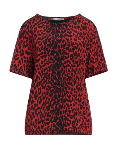 Givenchy Woman Top Red Size 6 Silk