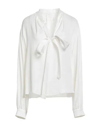Givenchy Woman Top White Size 10 Silk