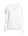 GIVENCHY GIVENCHY WOMAN TOP WHITE SIZE 12 SILK