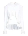Givenchy Woman Top White Size 4 Silk In White