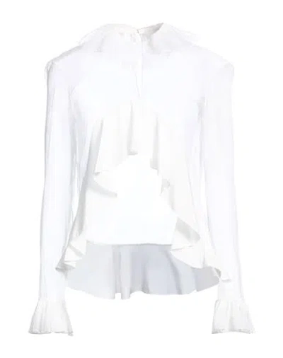 Givenchy Woman Top White Size 4 Silk