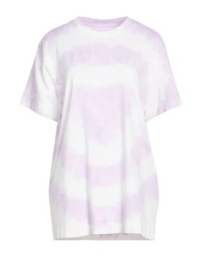 Givenchy Woman T-shirt Lilac Size L Cotton In Multi