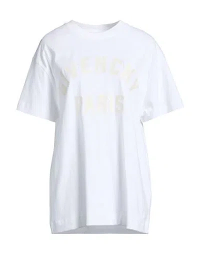 Givenchy Woman T-shirt White Size M Cotton, Polyester In Multi