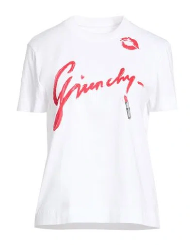 Givenchy Woman T-shirt White Size Xl Cotton In Multi