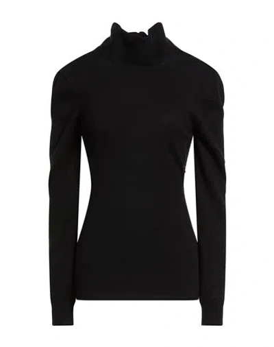 Givenchy Woman Turtleneck Black Size S Wool, Viscose, Cashmere In Blue