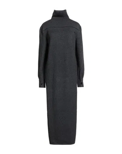 Givenchy Woman Turtleneck Charcoal Size S Wool, Viscose, Cashmere In Gray