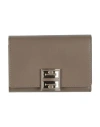 Givenchy Woman Wallet Khaki Size - Cowhide In Brown