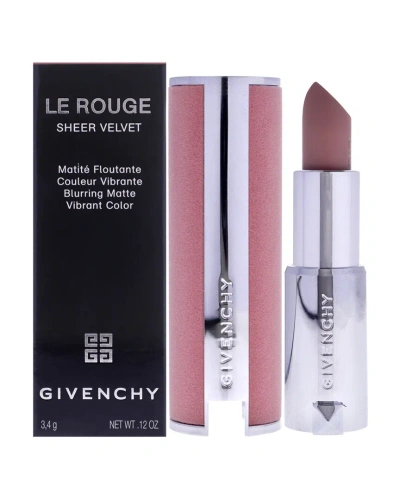 Givenchy Women's 0.11oz N9 Beige Sable Le Rouge Sheer Velvet Matte Lipstick In Pink