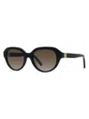 Givenchy 4g Gradient Round Sunglasses In Black