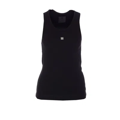Givenchy Women 4g Detail Slim Tank Top In Black