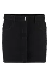 Givenchy 4g Jacquard Skirt In Black