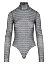 Givenchy 4g Lace Bodysuit In Black