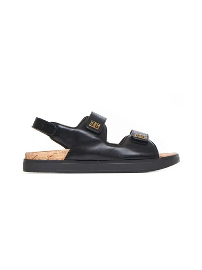 Givenchy Women 4g Leather Flat Sandals