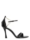 Givenchy 4g Liquid 90 Leather Sandals In Black