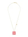 GIVENCHY WOMEN'S 4G LIQUID NECKLACE IN METAL AND RESIN