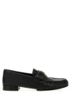 Givenchy Classic Lambskin Loafers With Ruched Detailing In Black