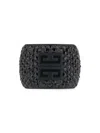 GIVENCHY WOMEN'S 4G RING IN METAL WITH CRYSTALS