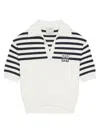 GIVENCHY WOMEN'S 4G STRIPED POLO SWEATER