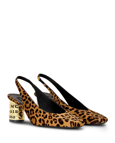 Givenchy Women's 65 Slingback Calf Hair Pumps In Multi
