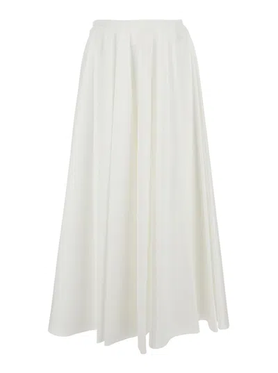 Givenchy Women's A-line High-waist Flared Cotton Skirt In Multi