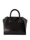 Givenchy Small Antigona In Box Leather Bags In Black