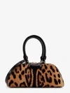 Givenchy Women Antigona East West Mini Pony Skin Shoulder Bag With Animal Print In Multi