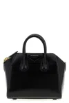 Givenchy Mini Antigona Bag In Box Leather In Black