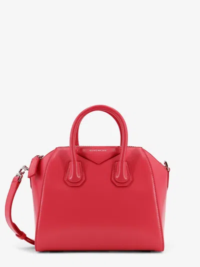 Givenchy Women Antigona Mini Leather Crossbody Bag In Red