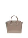 Givenchy Gray Calf Leather Bos Taurus Shoulder Bag In Gray