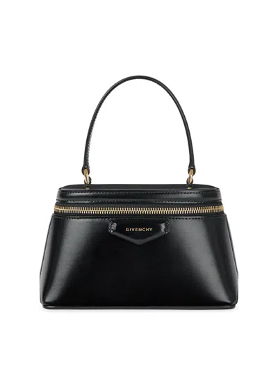 Givenchy Women's Antigona Vanity Bag In Box Leather With Chain In Black