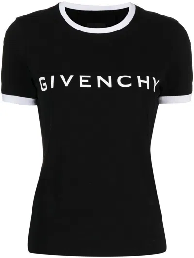 GIVENCHY WOMEN'S ARCHETYPE T-SHIRT WITH LOGO