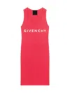Givenchy Women's Archetype Tank Dress In Jersey In Raspberry